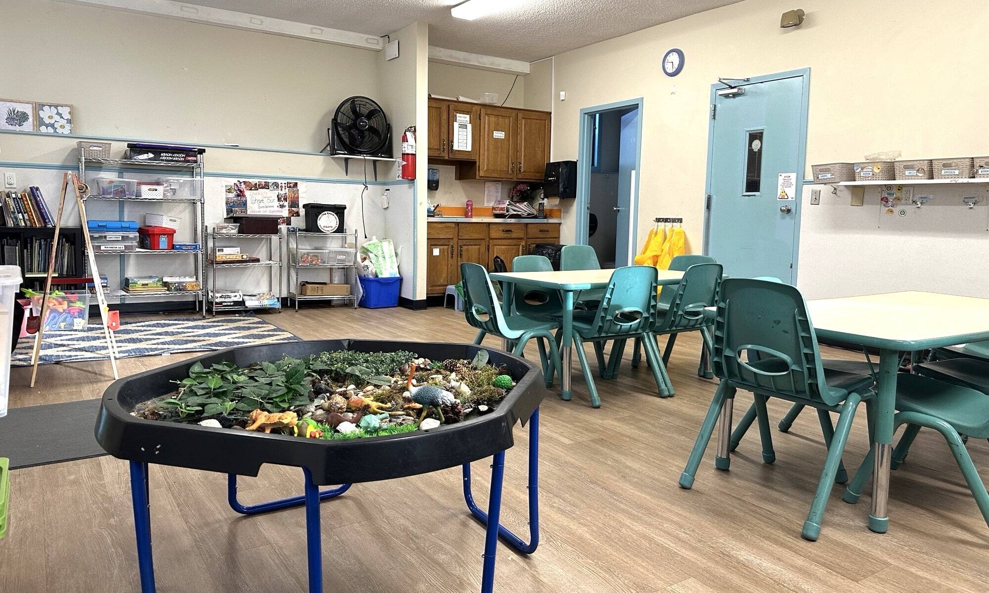 Spacious and vibrant before and after school care area at BrightPath Whitehorn, equipped with resources for children aged 6 to 12 years to learn and relax.