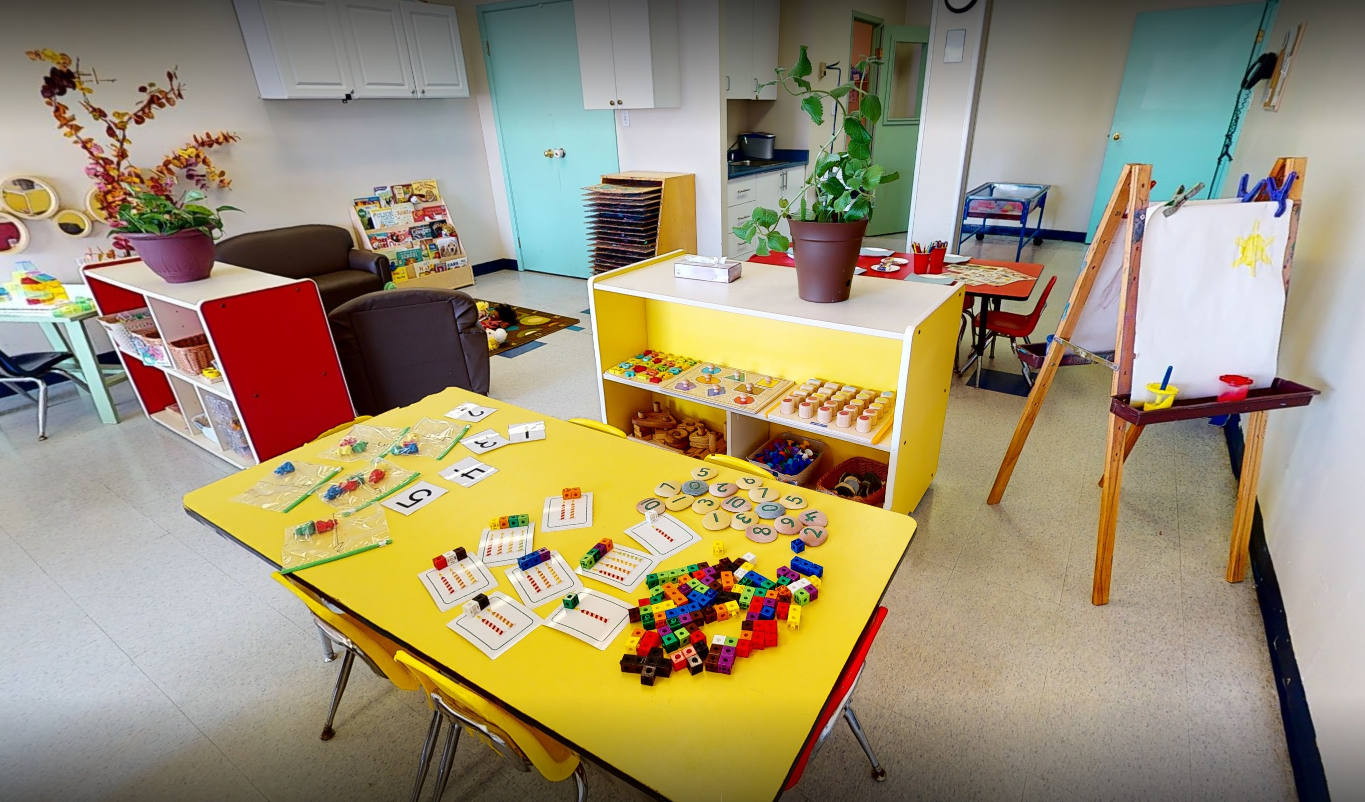 Art and craft zone inside BrightPath Sandalwood, fostering creativity and collaborative inquiry among preschool-aged children.