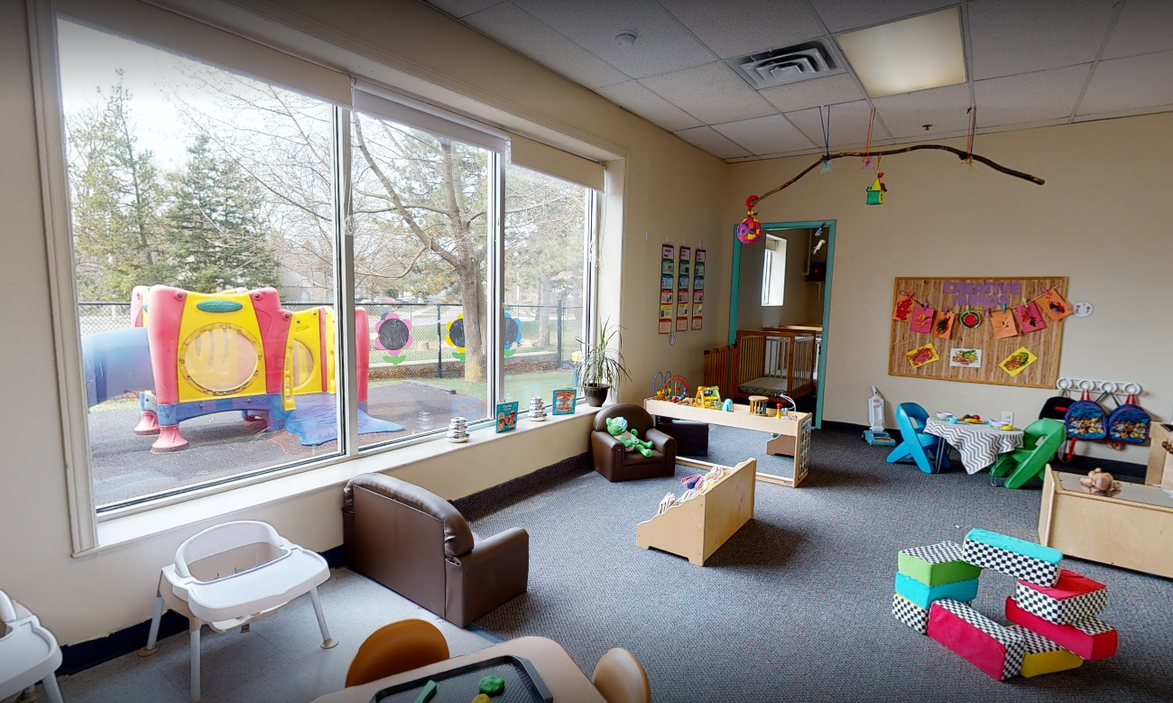 Interior playroom at BrightPath Sandalwood, brightly lit and spacious, designed for interactive learning activities for children up to 6 years old.