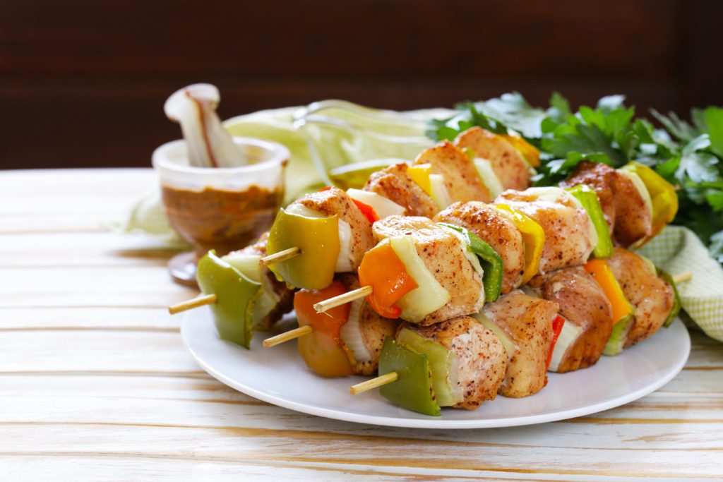 Summer meal idea: Grilled Chicken and Veggie Kabobs