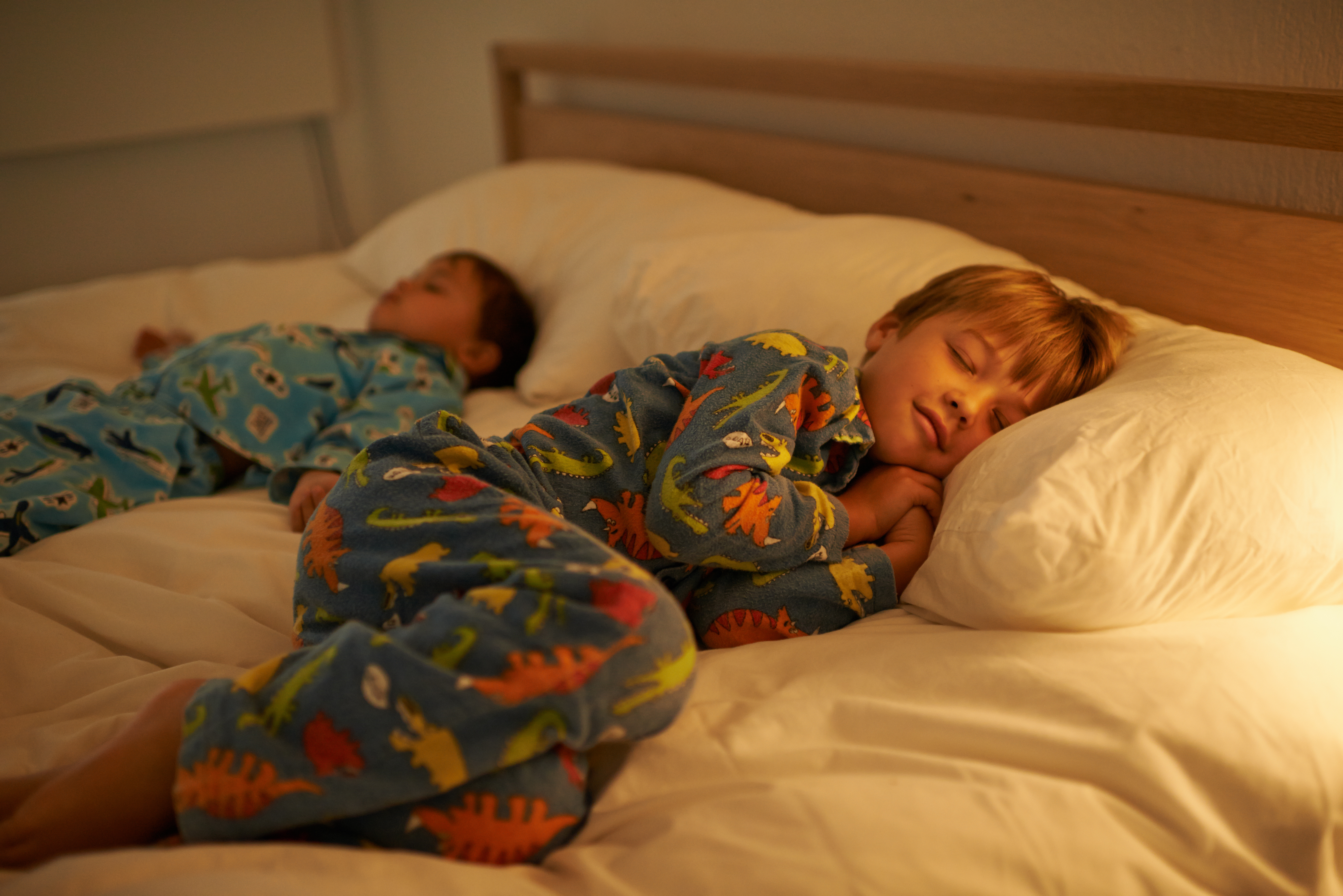 kids sleeping peacefully