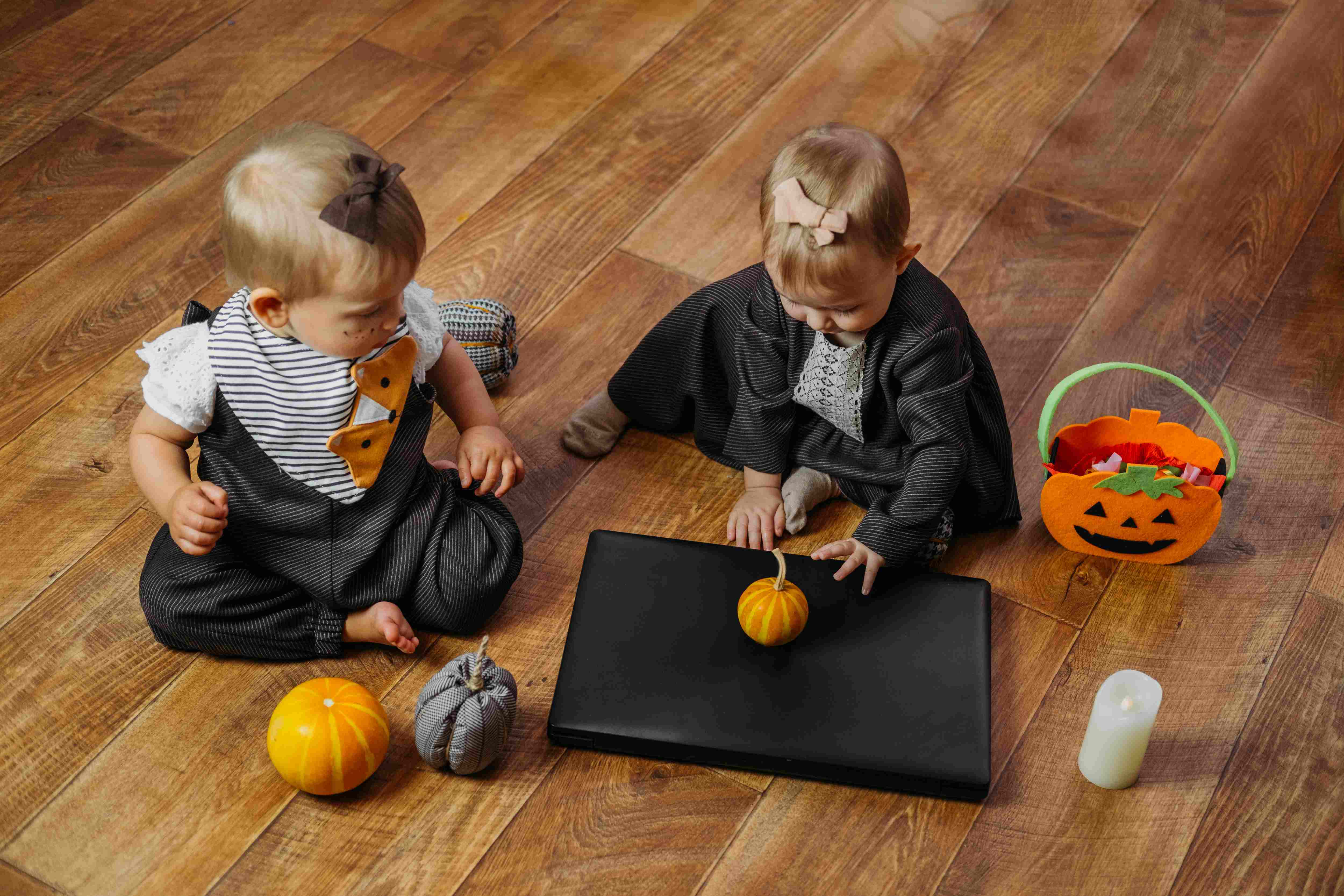 children doing halloween activities