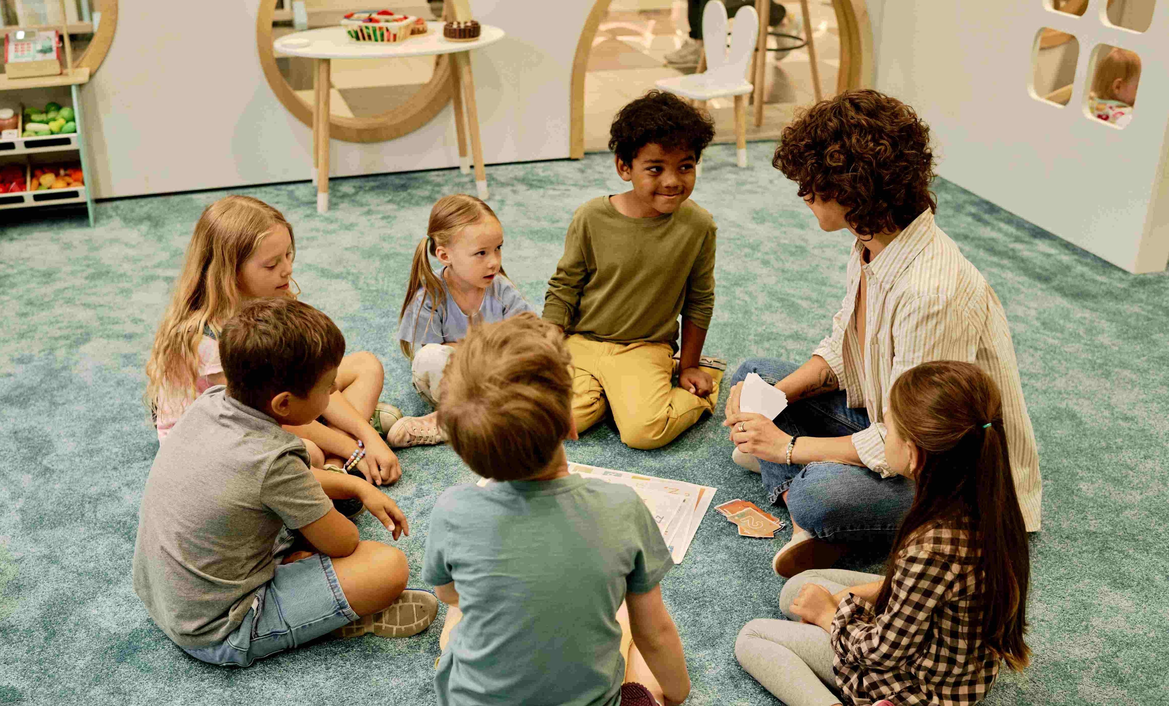 children at daycare